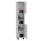 Tuhome Hobart Pantry, Four Legs, Three Interior Shelves, Two Shelves, Two Cabinets, White ALB5582 - alternate 5